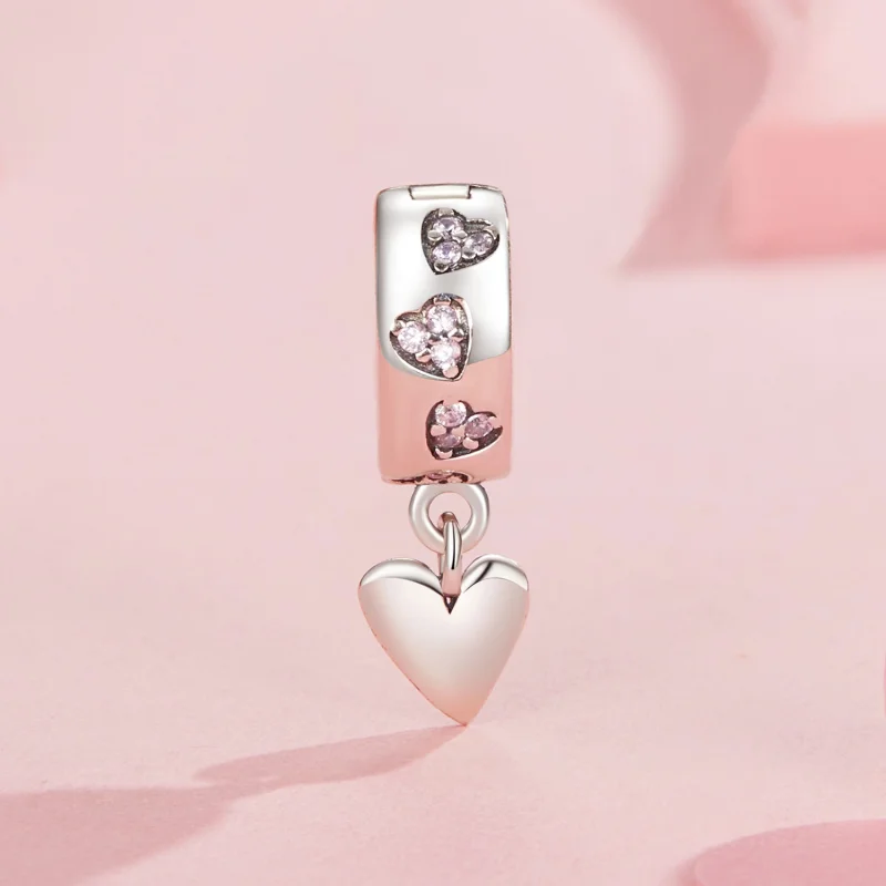 (obrázek pro) Silikonová spona PANDORA Style Smart Heart - SCC2694 - Zobrazit 2