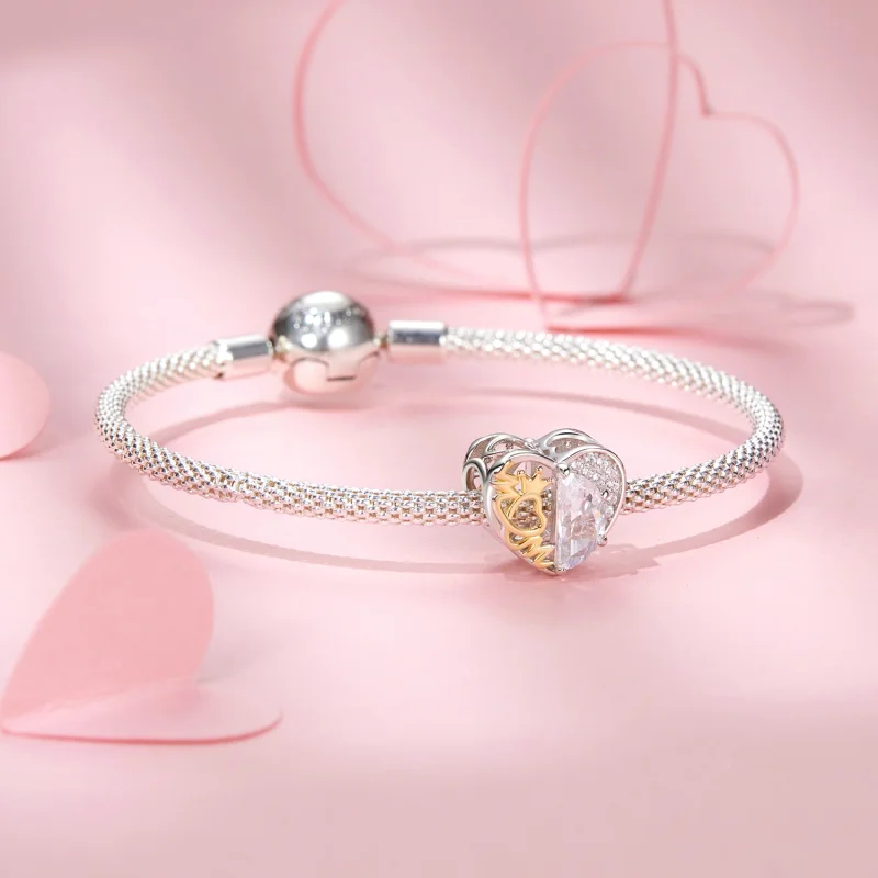 (obrázek pro) Korálky Mom's Heart ve stylu PANDORA - BSC1002 - Zobrazit 5