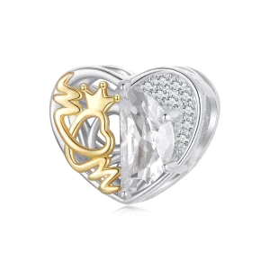 (obrázek pro) Korálky Mom's Heart ve stylu PANDORA - BSC1002