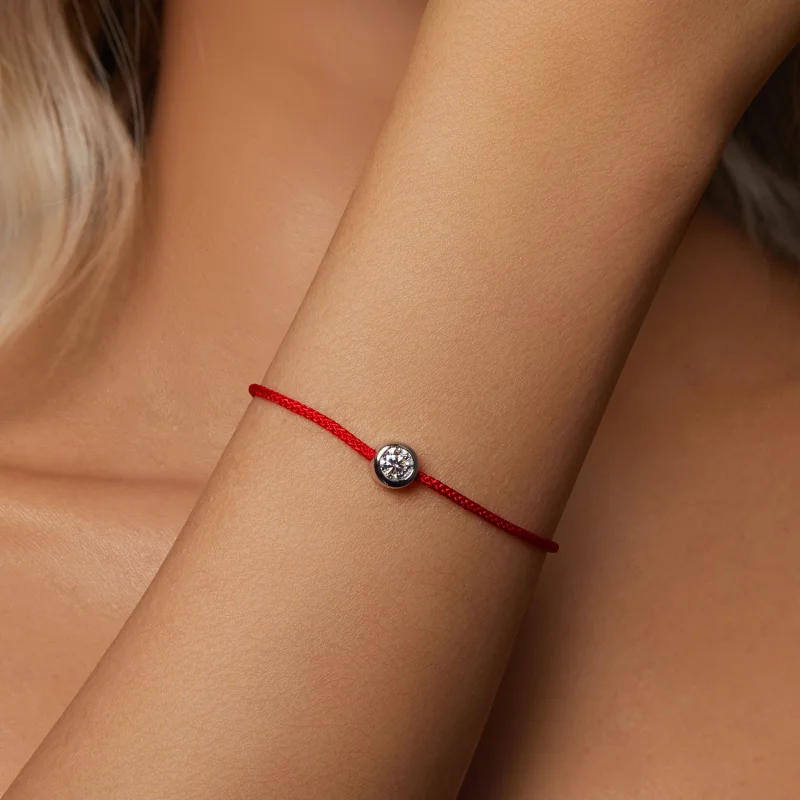 (obrázek pro) PANDORA Style Exquisite Moissanite Red Lanový náramek (jeden certifikát) - MSB01 - Zobrazit 4