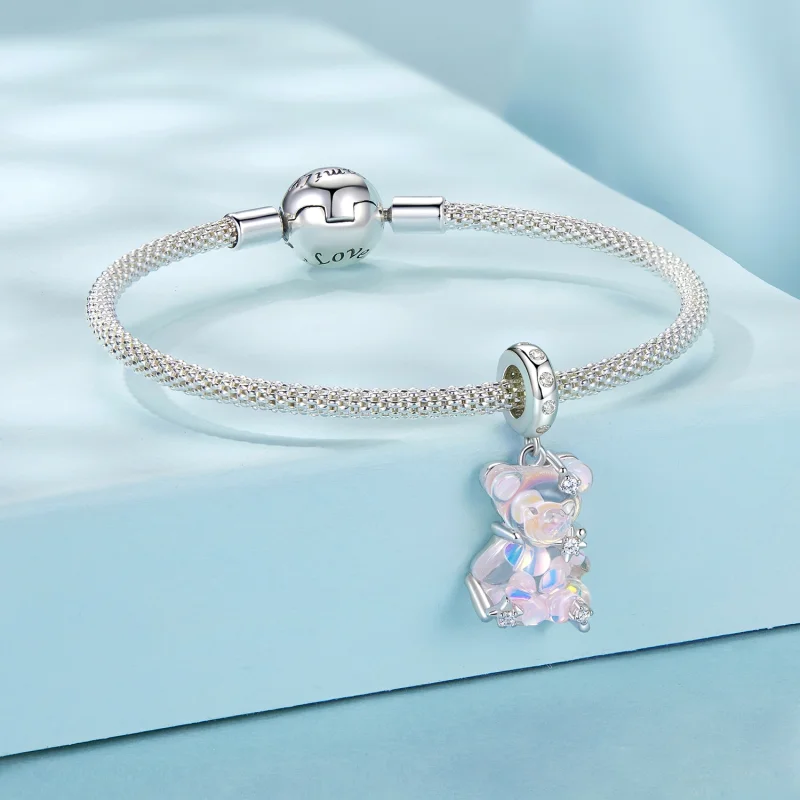 (obrázek pro) Přívěsek Fantasy Bear ve stylu PANDORA - SCC2754 - Zobrazit 3