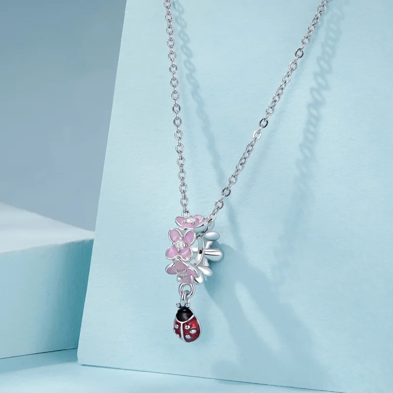 (obrázek pro) Separační korálky ve stylu PANDORA Flower Ladybug - SCC2740 - Zobrazit 5