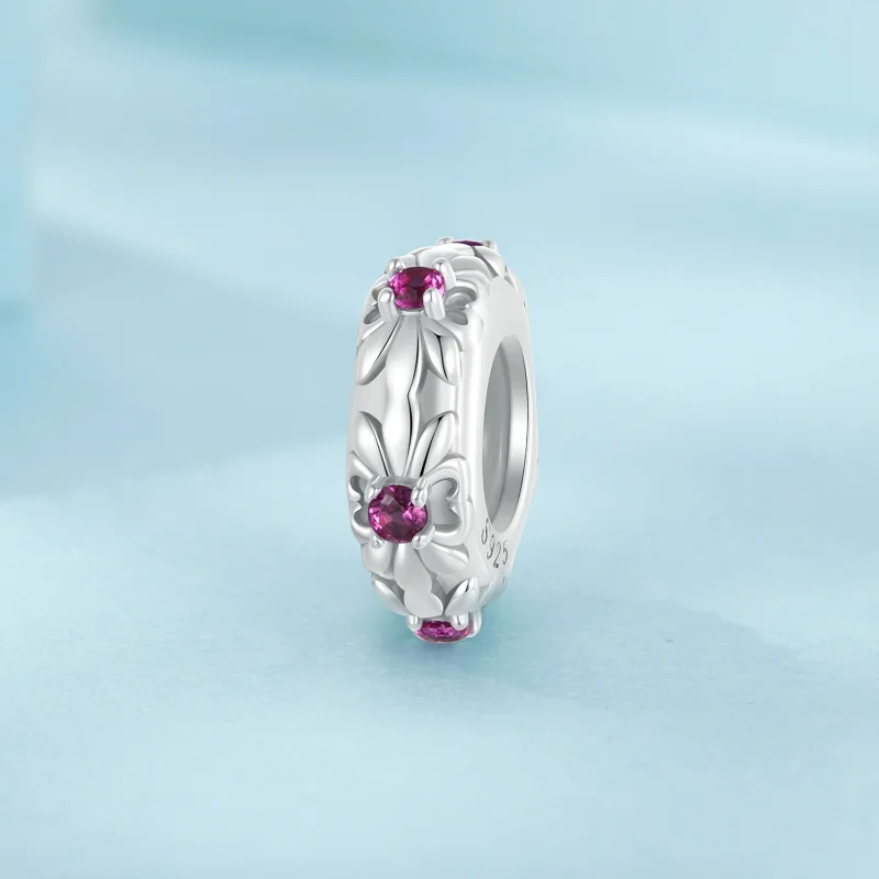 (obrázek pro) Silikonové vymezovací korálky PANDORA Style Retro Iris - SCC2756 - Zobrazit 2