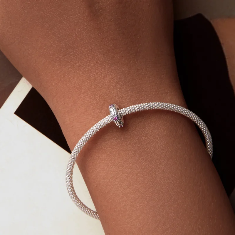 (obrázek pro) Silikonové vymezovací korálky PANDORA Style Retro Iris - SCC2756 - Zobrazit 7