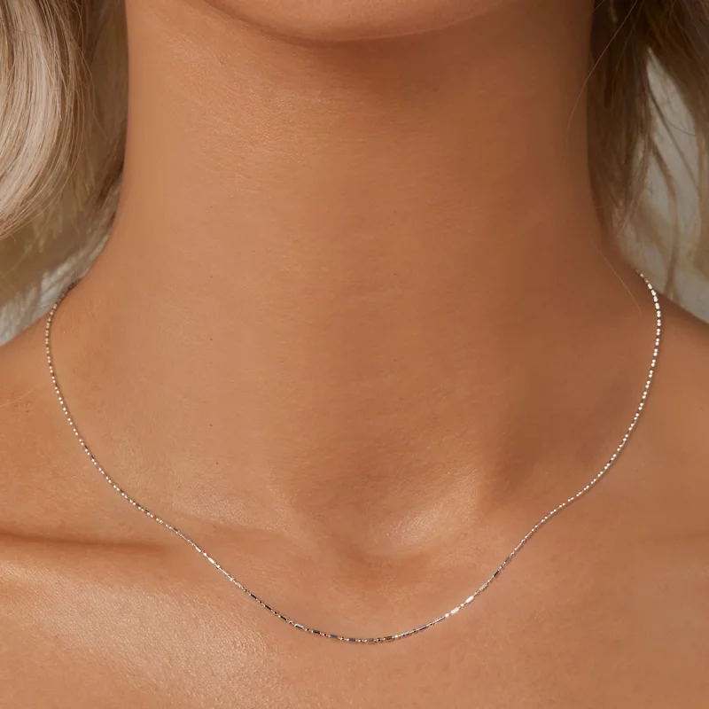 (obrázek pro) Základní řetízek PANDORA Style Fine Glitter - BSA006 - Zobrazit 5