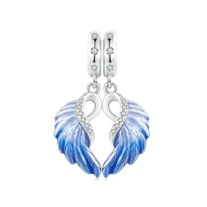 (obrázek pro) Dvojitý přívěsek ve stylu PANDORA Blue Wings - SCC2781