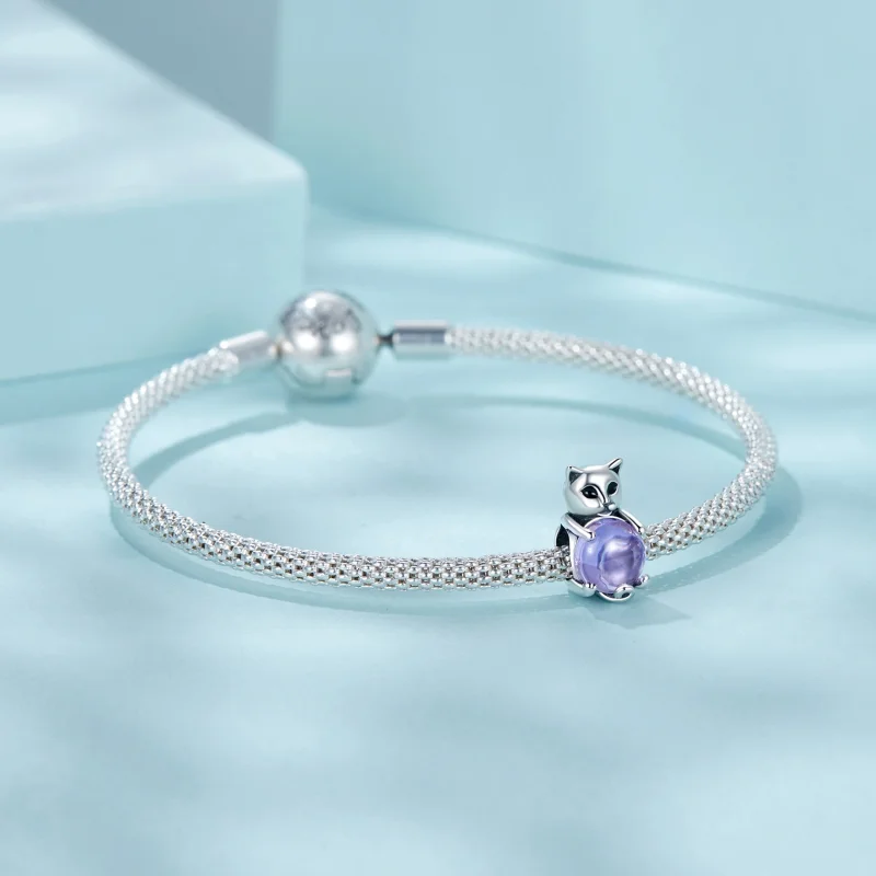 (obrázek pro) Kamenný přívěsek pro štěstí PANDORA Style Cat - SCC2796 - Zobrazit 5