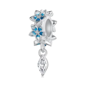 (obrázek pro) Malý přívěsek delphinium ve stylu PANDORA - BSC1028