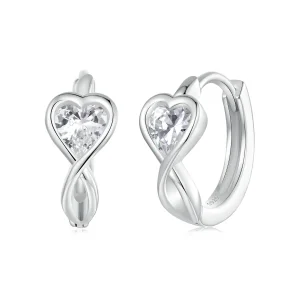 (obrázek pro) Náušnice PANDORA Style Love Infinity - BSE1004