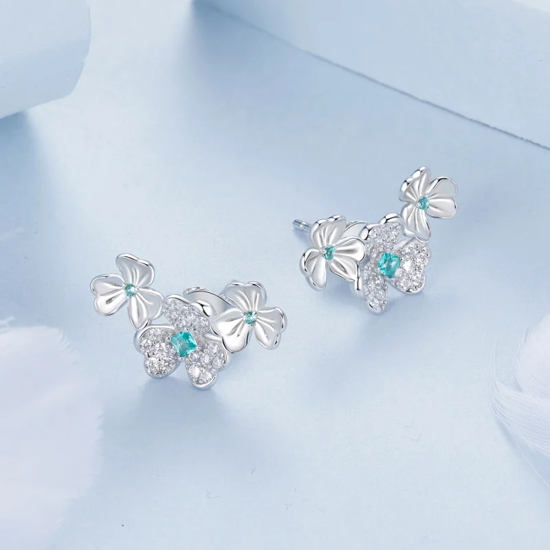 (obrázek pro) Náušnice PANDORA Style Shamrock - BSE1026 - Zobrazit 3