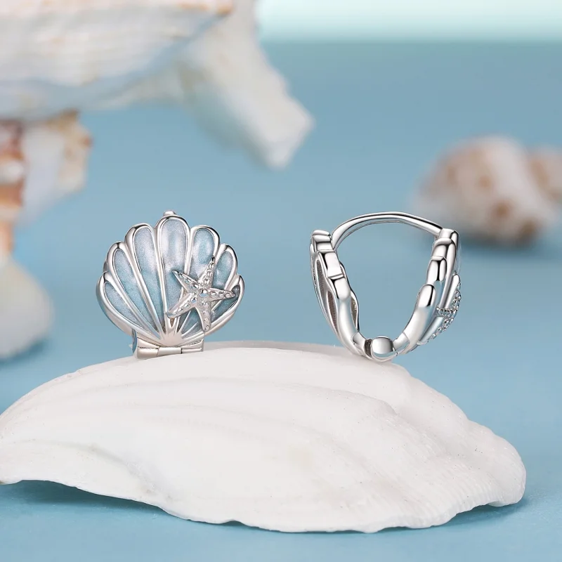 (obrázek pro) Náušnice PANDORA Style Shell - BSE1011 - Zobrazit 2