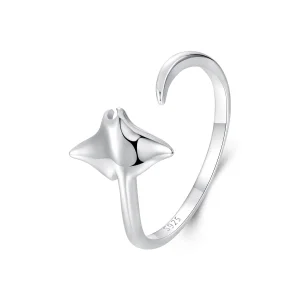 (obrázek pro) Otevřený prsten Manta ray ve stylu PANDORA - SCR1037-E