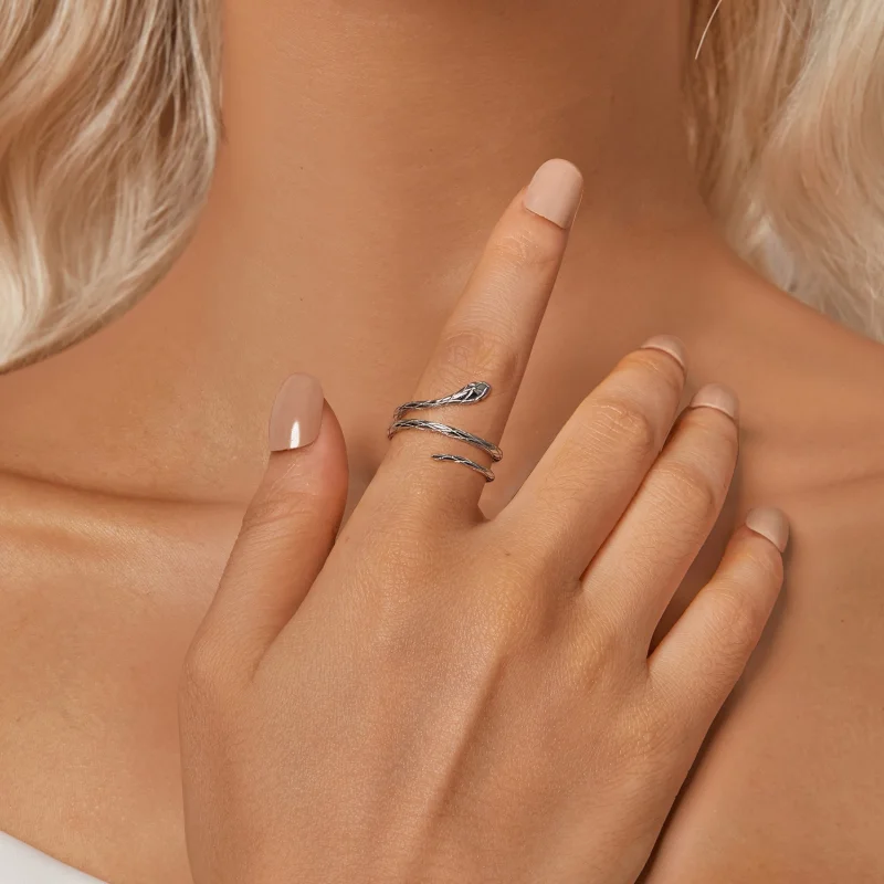 (obrázek pro) PANDORA Styl Snake Open Ring - BSR555-E - Zobrazit 6