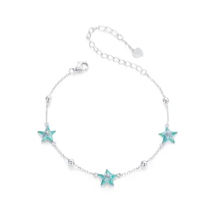 (obrázek pro) PANDORA Styl Starfish Teal náramek - SCB276