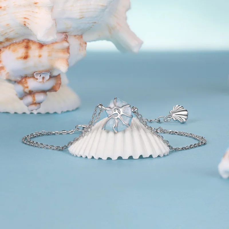 (obrázek pro) PANDORA Style Blue Conch Náramek - BSB176 - Zobrazit 3