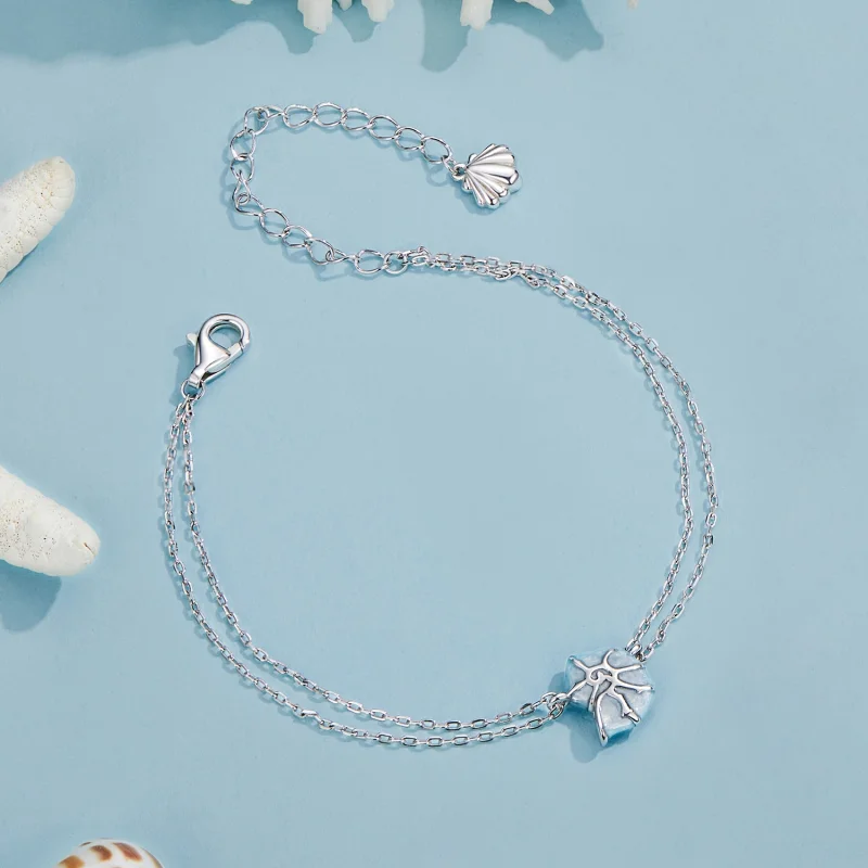 (obrázek pro) PANDORA Style Blue Conch Náramek - BSB176 - Zobrazit 4