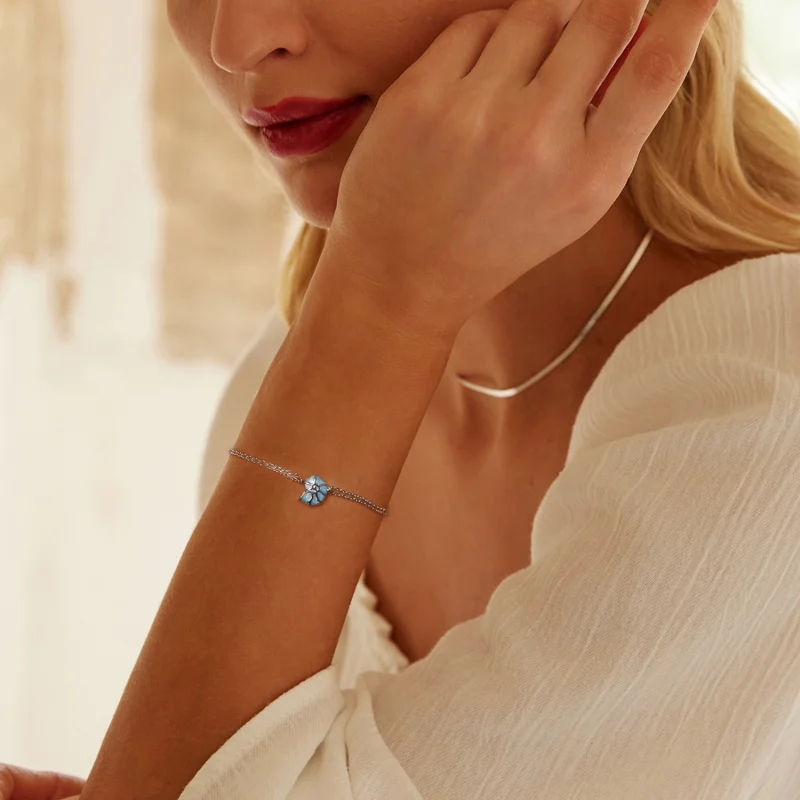 (obrázek pro) PANDORA Style Blue Conch Náramek - BSB176 - Zobrazit 7