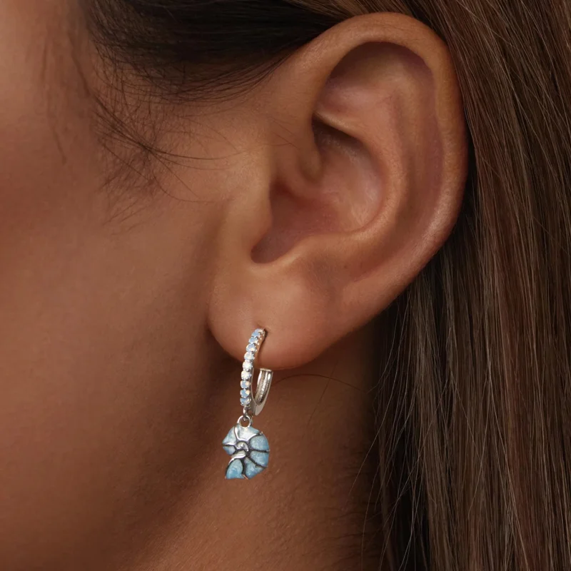 (obrázek pro) PANDORA Style Blue lasturové náušnice - BSE1012 - Zobrazit 6