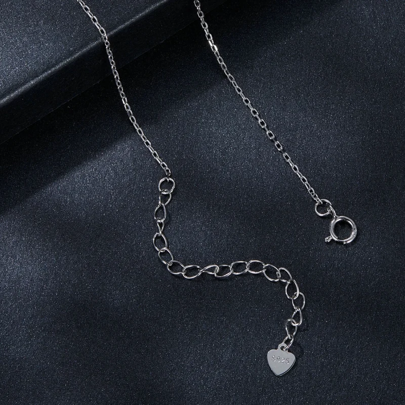 (obrázek pro) PANDORA Style Brilliant Beauty 1ct moissanite náhrdelník (s jedním certifikátem) - Zobrazit 4