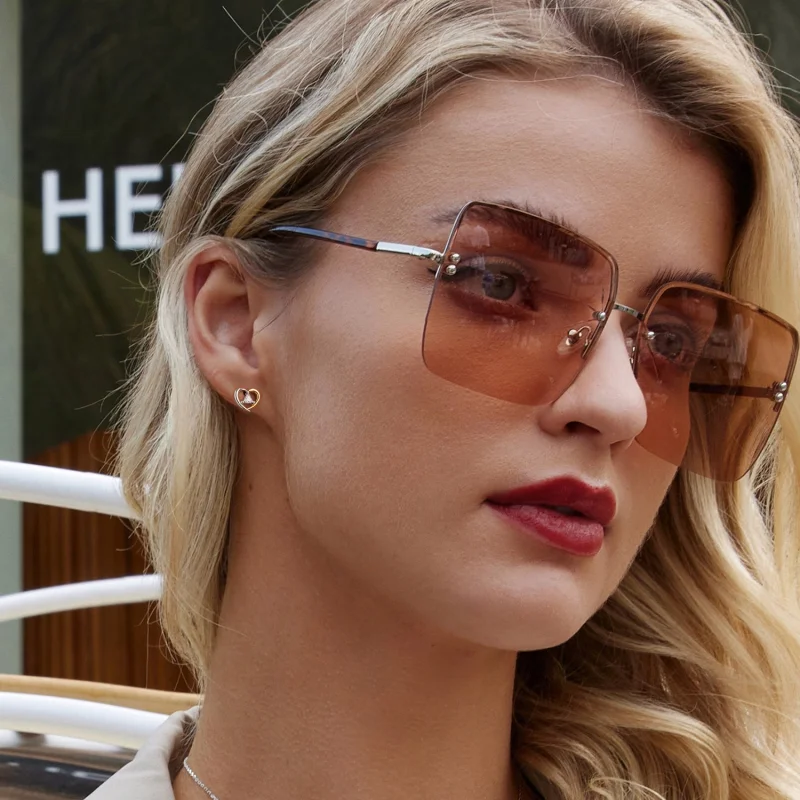 (obrázek pro) PANDORA Style Dvoubarevné náušnice srdce - BSE1027 - Zobrazit 8
