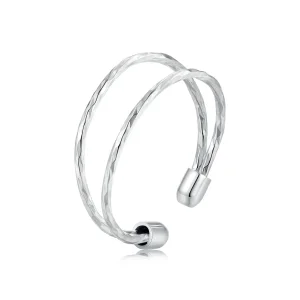 (obrázek pro) PANDORA Style Jednoduchý dvojitý prsten - SCR1026-E