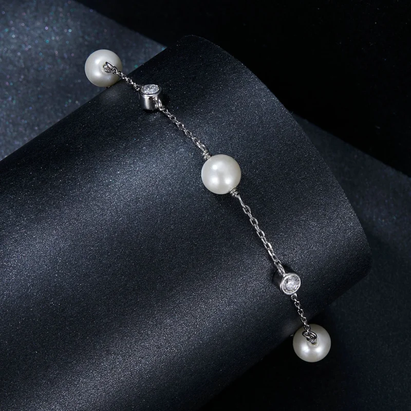 (obrázek pro) PANDORA Style Sea Rhythm 0,1ct náramek (s jedním certifikátem) - MSB017 - Zobrazit 2
