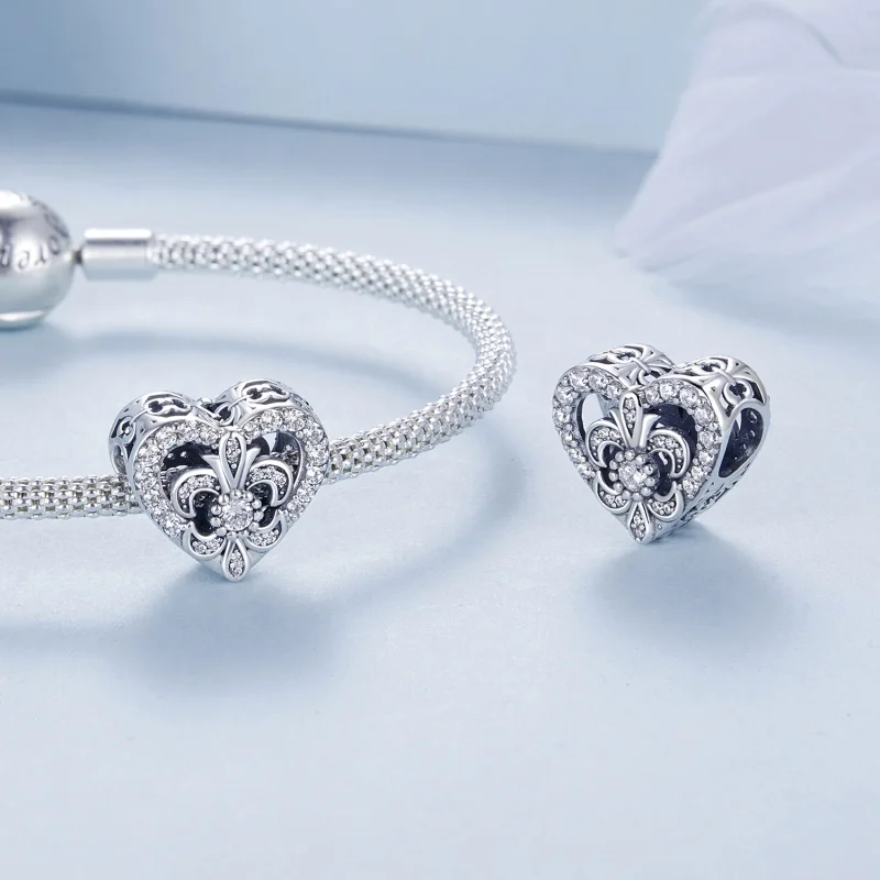 (obrázek pro) PANDORA Style Vintage Iris kouzlo - BSC1022 - Zobrazit 4