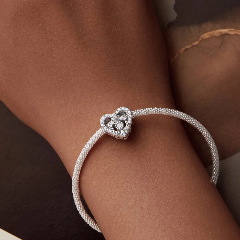 (obrázek pro) PANDORA Style Vintage Iris kouzlo - BSC1022 - Zobrazit 7