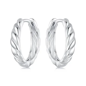 (obrázek pro) PANDORA Stylové kovové twist náušnice - BSE1024-M