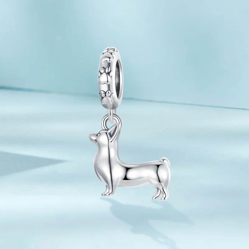 (obrázek pro) Přívěsek Corgi ve stylu PANDORA - SCC2783 - Zobrazit 2
