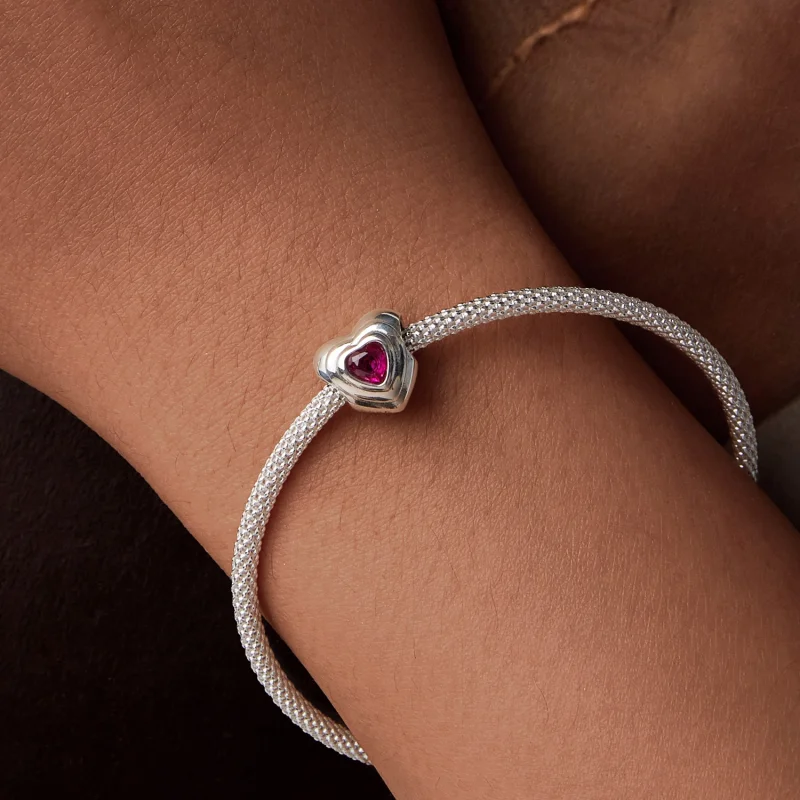 (obrázek pro) Přívěsek PANDORA Style Love Heart Classic Halo - SCC2776 - Zobrazit 7