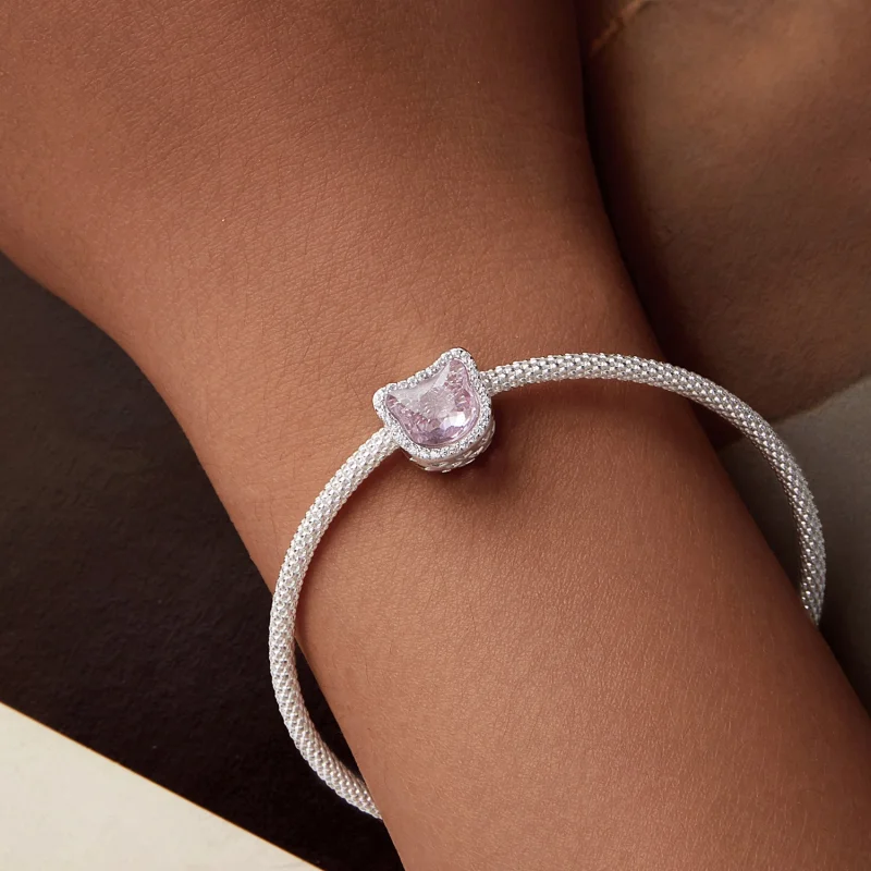 (obrázek pro) Přívěsek PANDORA Style Pink Cat - BSC1020 - Zobrazit 7