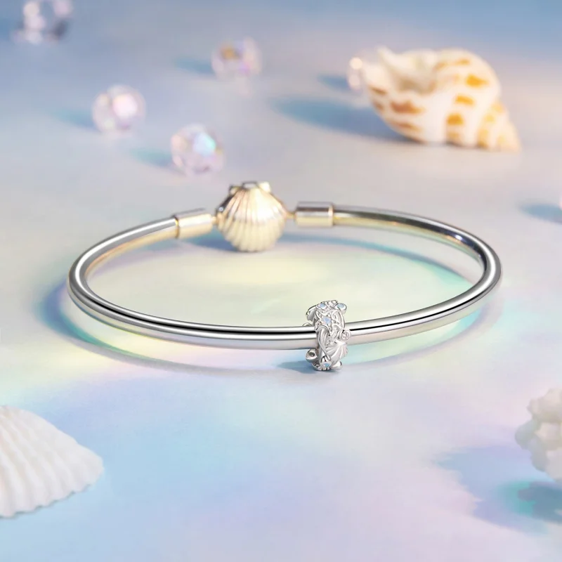(obrázek pro) Silikonový distanční přívěsek PANDORA Style Blue Ocean - BSC1019 - Zobrazit 5