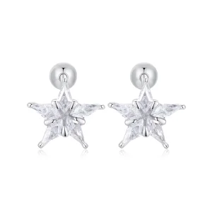 (obrázek pro) Třpytivé náušnice PANDORA Style Star - BSE1009