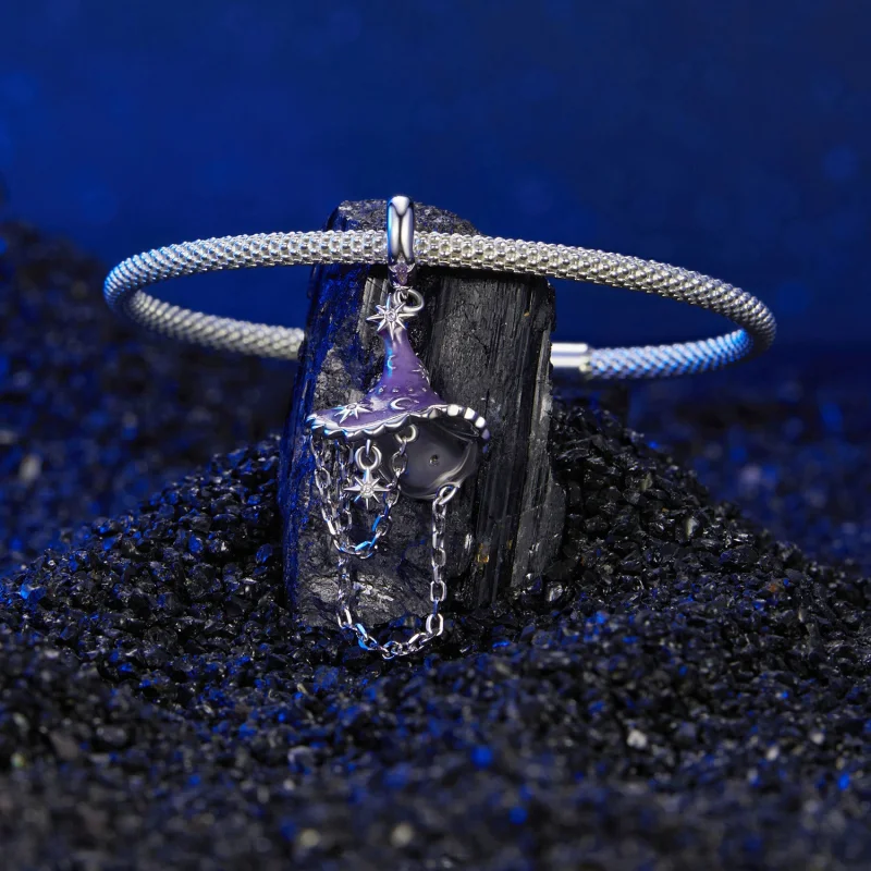 (obrázek pro) Čarodějnický klobouk ve stylu PANDORA Glow in the Dark - SCC2894 - Zobrazit 5