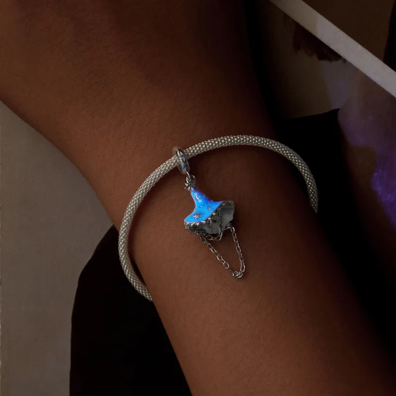 (obrázek pro) Čarodějnický klobouk ve stylu PANDORA Glow in the Dark - SCC2894 - Zobrazit 8