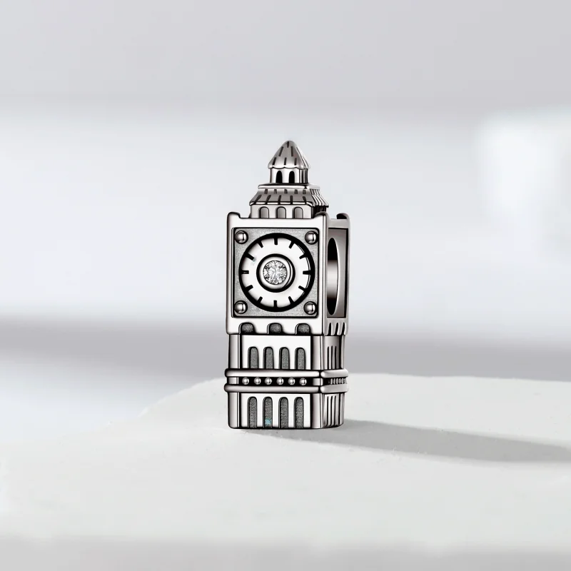 (obrázek pro) Korálky Big Ben ve stylu PANDORA - SCC2874 - Zobrazit 2