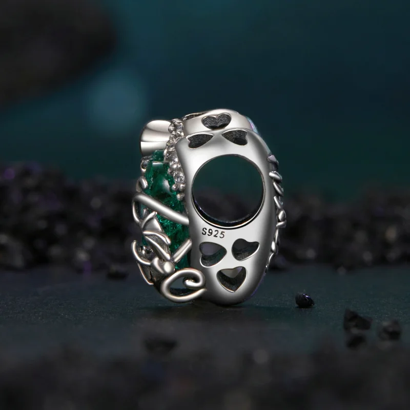 (obrázek pro) Korálky Skull Heart ve stylu PANDORA - BSC1064 - Zobrazit 3