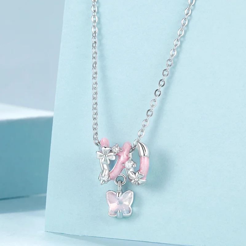 (obrázek pro) Květinové korálky Butterfly Love ve stylu PANDORA - SCC2828 - Zobrazit 3