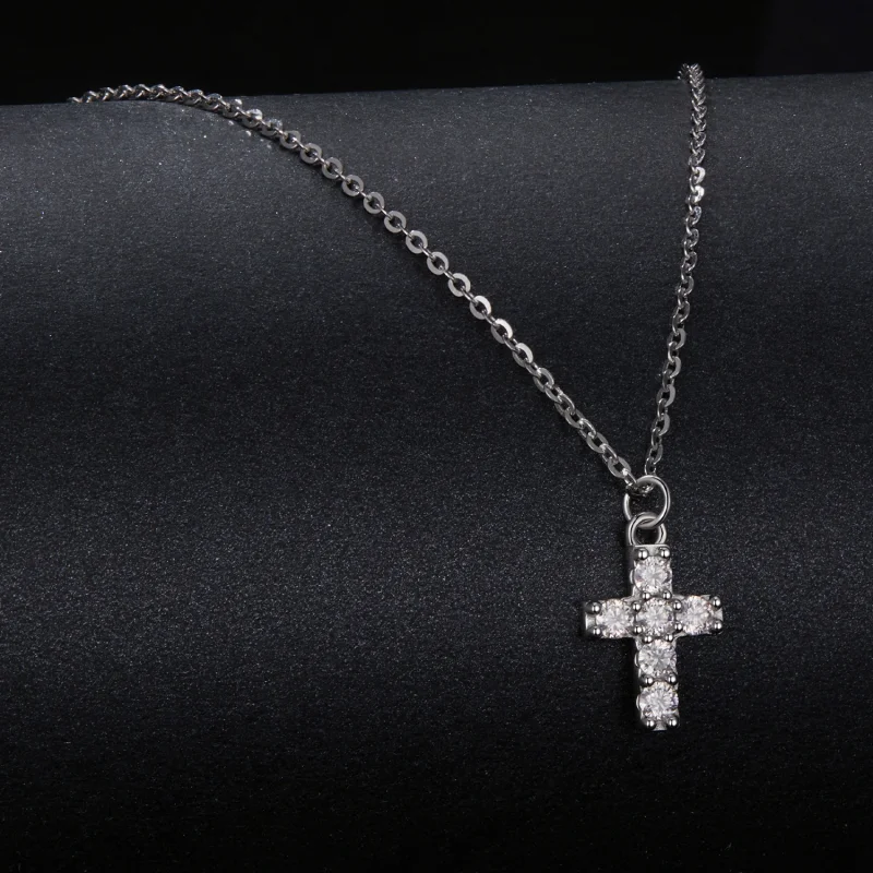 (obrázek pro) Náhrdelník PANDORA Style Cross (s jedním certifikátem) - MSN039 - Zobrazit 2