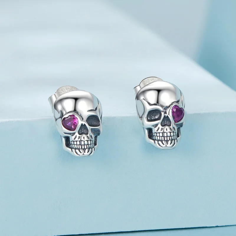 (obrázek pro) Náušnice PANDORA Styl Skull - SCE1771 - Zobrazit 2