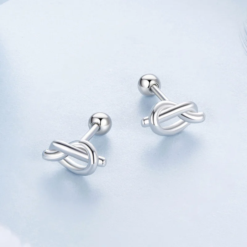 (obrázek pro) Náušnice PANDORA Style Knot - BSE1051 - Zobrazit 3