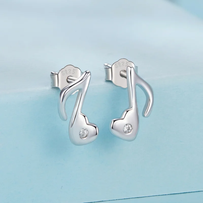 (obrázek pro) Náušnice s notami PANDORA Style Heart - SCE1805 - Zobrazit 2