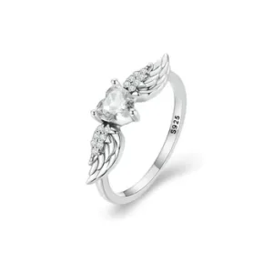 (obrázek pro) Prsten ve stylu PANDORA Heart Wings - SCR874-6WH