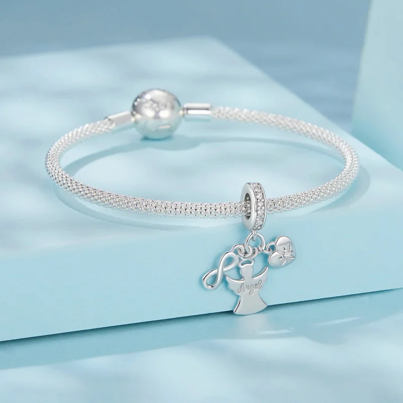 (obrázek pro) Přívěsek Guardian Angel ve stylu PANDORA - SCC2902 - Zobrazit 3