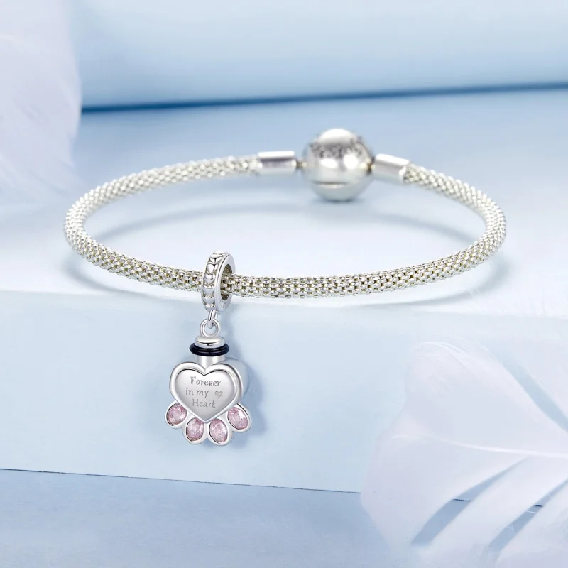 (obrázek pro) Přívěsek pamětní krabice na urnu PANDORA Style Pet - BSC1037 - Zobrazit 3