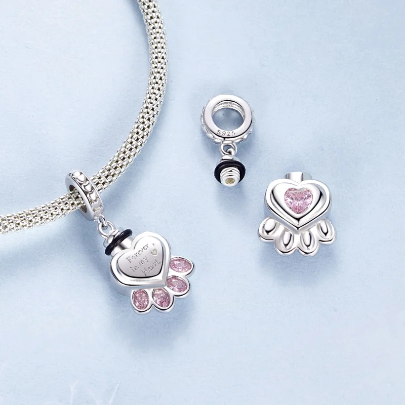 (obrázek pro) Přívěsek pamětní krabice na urnu PANDORA Style Pet - BSC1037 - Zobrazit 4