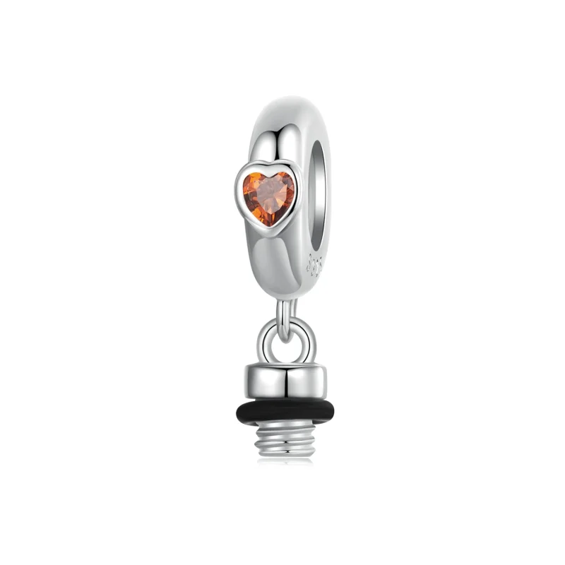(obrázek pro) Rose Heart Red ve stylu PANDORA - BSC1058-RD - Zobrazit 6