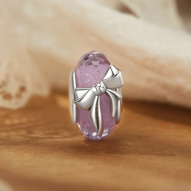 (obrázek pro) Skleněné korálky PANDORA Styl Bowknot - BSC1057 - Zobrazit 2