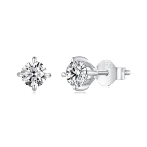 (obrázek pro) Moissanitové náušnice ve stylu PANDORA 0,5ct - MSE038-M